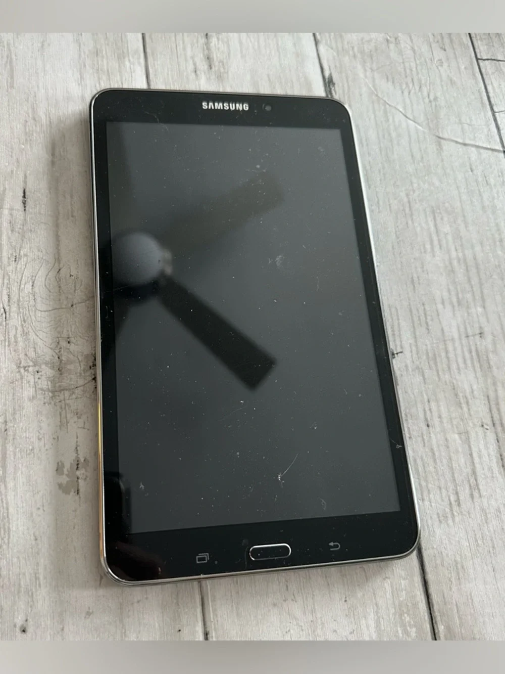 PREOWNED SAMSUNG GALAXY TAB 4 BY ANDROID TABLET BLACK SILVER
